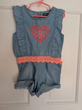 Limited Too jean romper Size 4